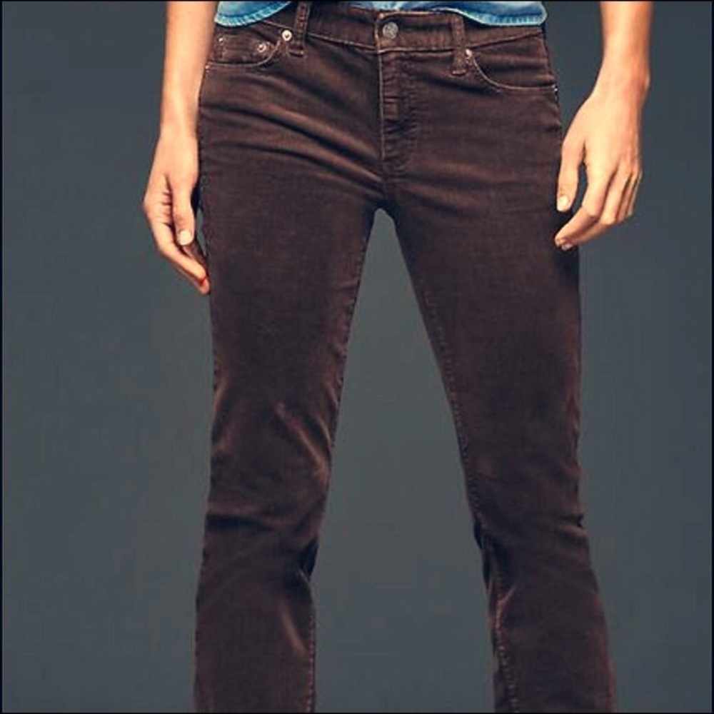 BUNDLE of 2 GAP Brown Corduroy Pants 25